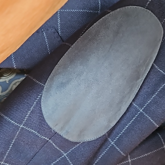 Tallia Mens Sport Coat Wool Paisley Lining GQ Style Plaid Executive Casual 40R - Picture 4 of 14